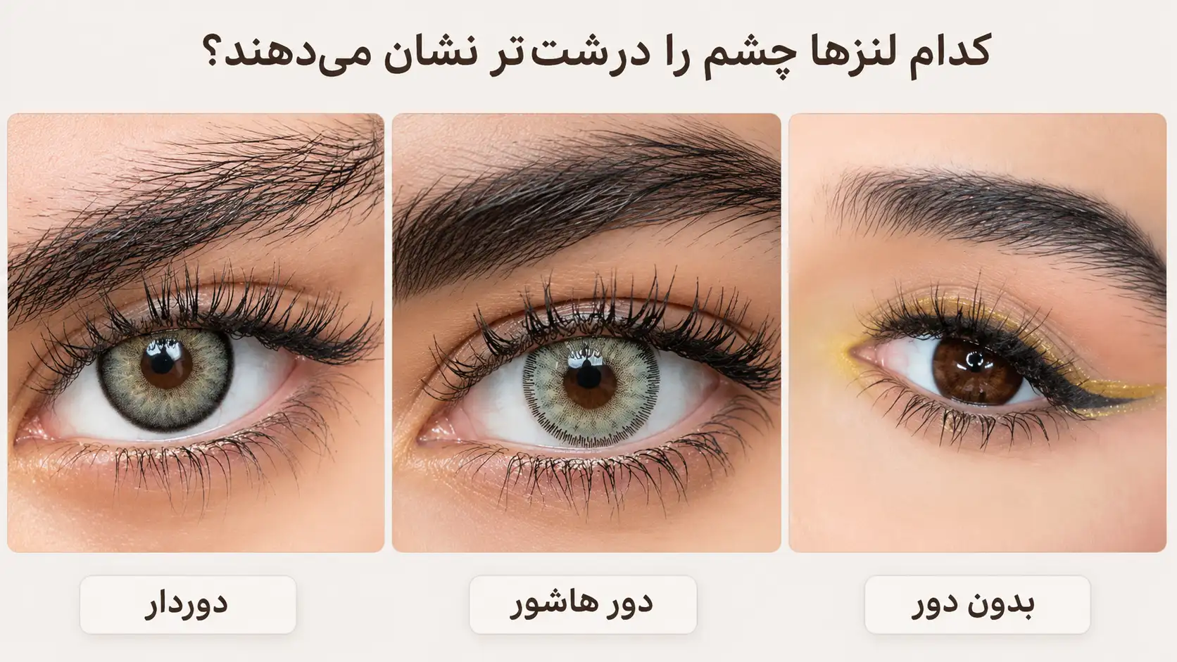 چه لنزی چشم را درشت میکند؟