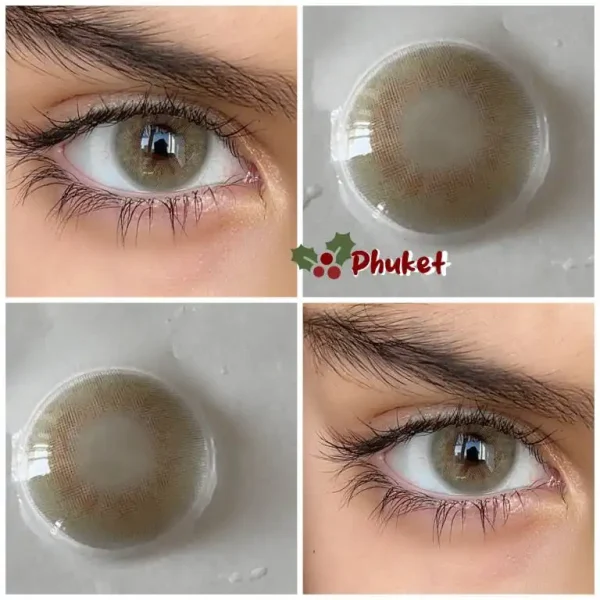 لنز رنگی چشم سبز عسلی ماشی کد 5994 لنز رنگی چشم سبز عسلی ماشی کد 5994