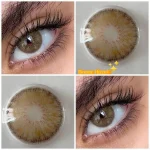 لنز رنگی چشم قهوه ای فندقی کد 5996 لنز رنگی چشم قهوه ای فندقی کد 5996