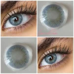 لنز چشم رنگی آبی طوسی پنج بعدی کد 5991 لنز چشم رنگی آبی طوسی پنج بعدی کد 5991